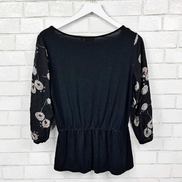 Anthropologie Deletta Dandelions Wished Bloom Shirt Sz Small - Picture 5 of 7